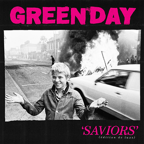 Green Day Saviors 2LPparental Advisory  Clear Vinyl