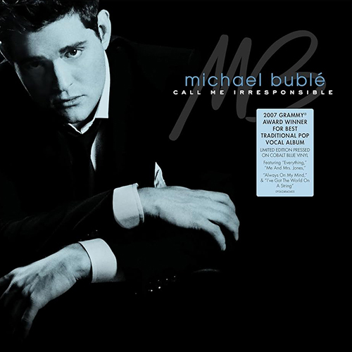 Michael Bublé Call Me Irresponsible 2LP Colored Vinyl Blue