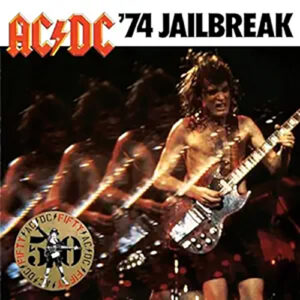 Ac/dc 74 Jailbreak 50th Anniversary Colored Gold