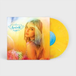 Addison Rae Addison Colored Vinyl Yellow Sticker 