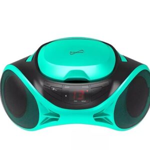 Supersonic SC-726 Green Boombox AM Fm