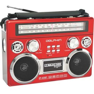 Dolphin SP-411 Solar Rechargeable Retrobox