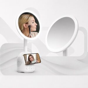 Techbro TBM-1200 Vanity Mirror And Smartphone Dock