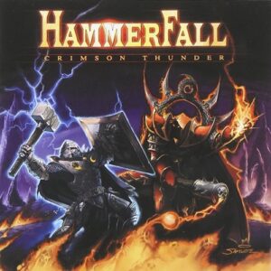 Hammerfall Crimson Thunder 2LP Silver Vinyl