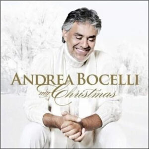 Andrea Bocelli My Christmas 2LP Colored Vinyl White Gold