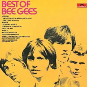 Bee Gees Best Of Bee Gees clear Purple Vinyl