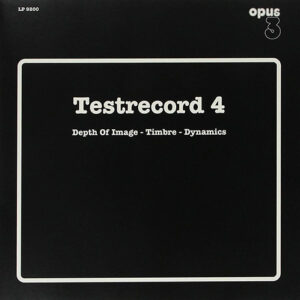 Opus 3 Various Artists Testrecord 4 Depth of image 180g