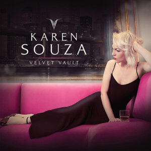 Karen Souza Velvet Vault Crystal Fuchsia Vinyl