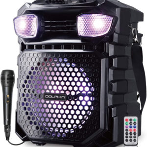 Dolphin SP-811RBT Spk 8" 1200w Mic lights