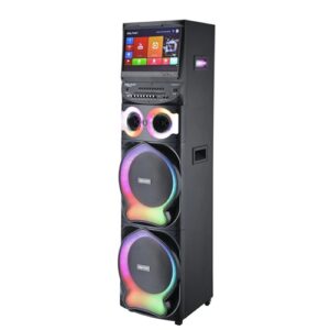 Dolphin Xl-2120 Dual 12" Rech Karaoke Spk with android tabl