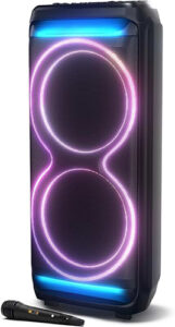 Dolphin SP- 5500RBT Dual 15 Party Speaker W/led