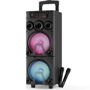 Audiobox ABX-8080R Dual 8" Dual Mic Wireless rehargeable