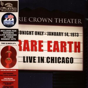 Rare Earth Live In Chicago 2LP Red Translucent VInyl