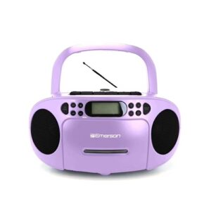 Emerson EPB-4000 Violet Bt Boombox CD/Cass