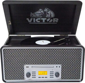 Victor Vwrp-5000-GR Tocadiscos Radio,Cass,CD,USB