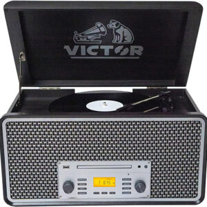 Victor Vwrp-5000-GR Tocadiscos Radio,Cass,CD,USB