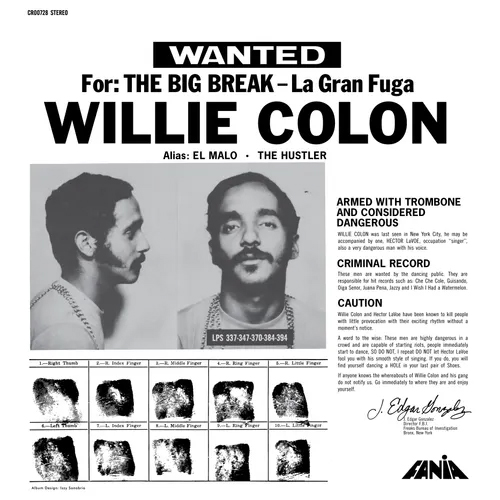 Willie Colon Gran Fuga Craft Recordings Kevin gray